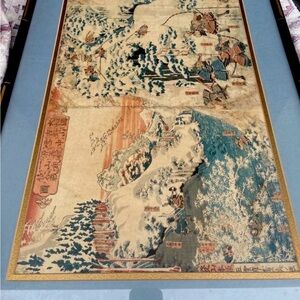 Battle on Mount Yoshino by Sadahide student of Utagawa Kuniyoshi 1787-1861.